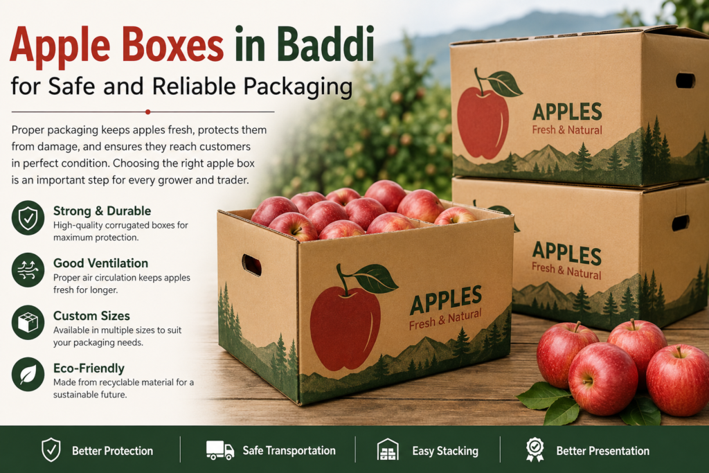 Apple boxes in Baddi