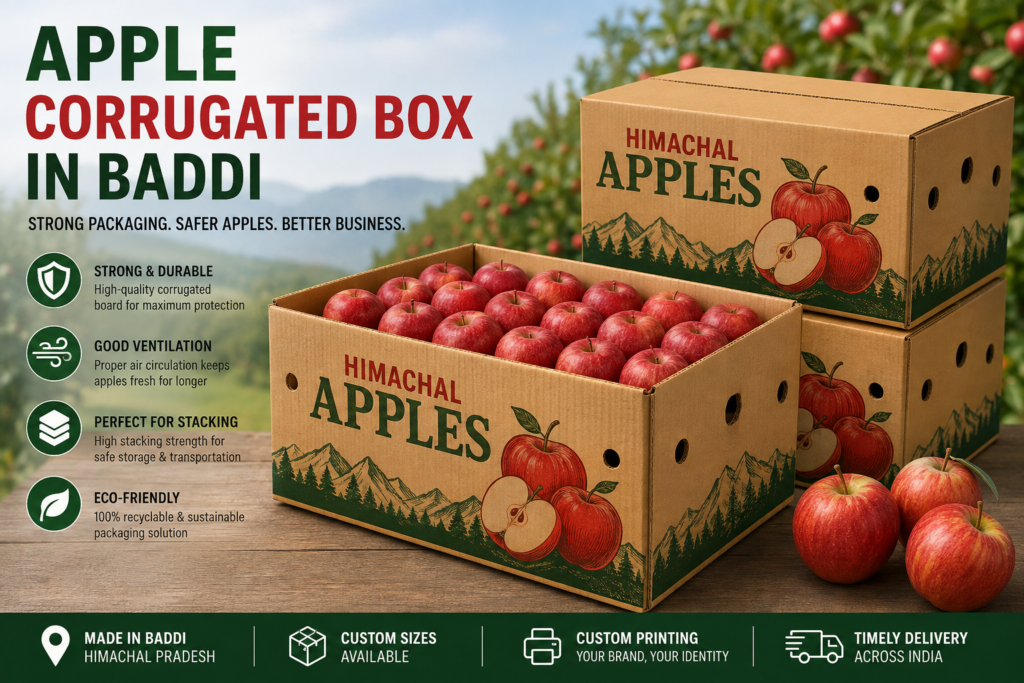 Apple corrugated box baddi
